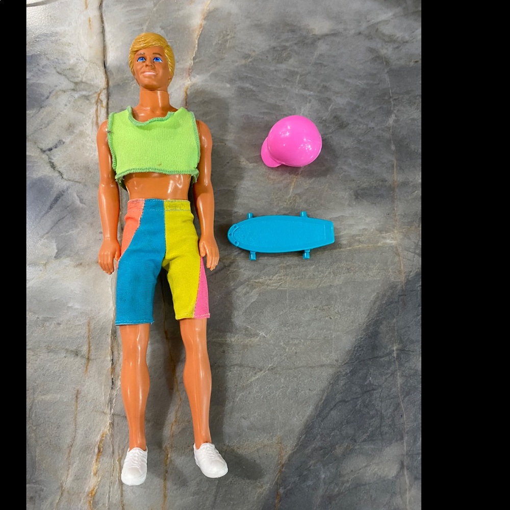VTG 1980s Skateboarding Ken doll